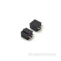 Conector de cabeçalho fêmea de passo de 2,54 mm 6P